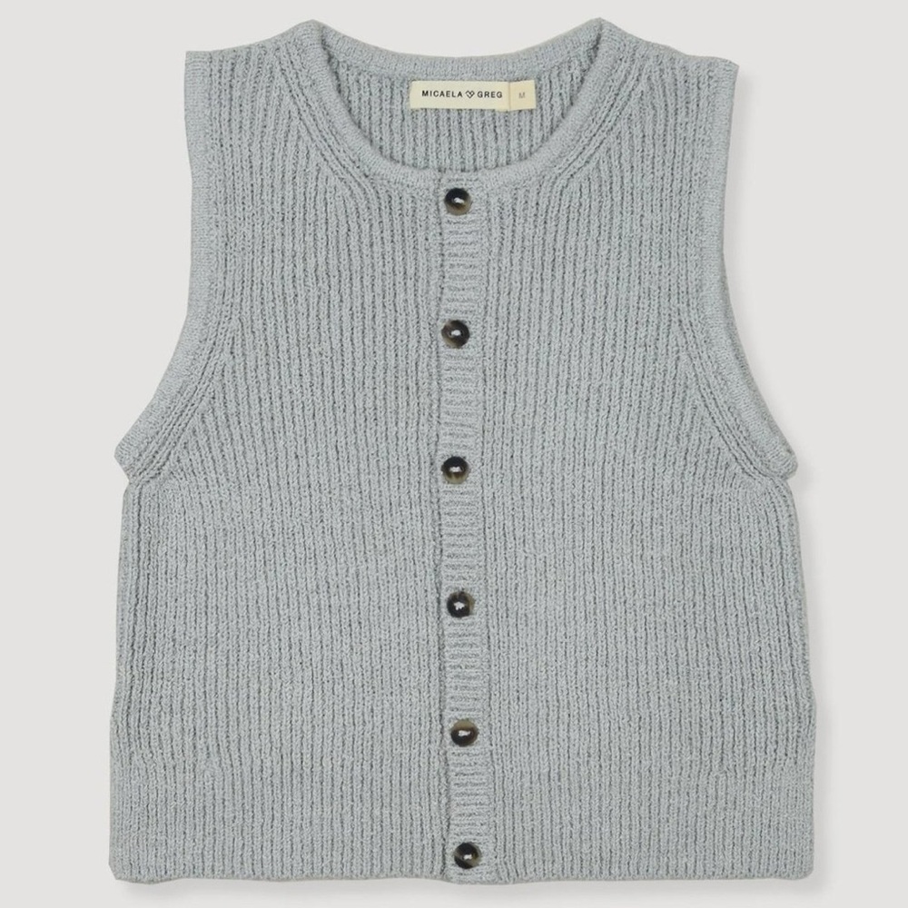 Micaela Greg Cloud Boucle Ribbed Vest